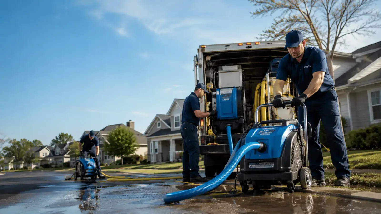Flood Damage Cleanup in Bickmore, WV